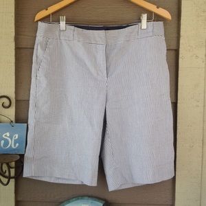 ❤️Attention stripes high rise bermuda shorts
